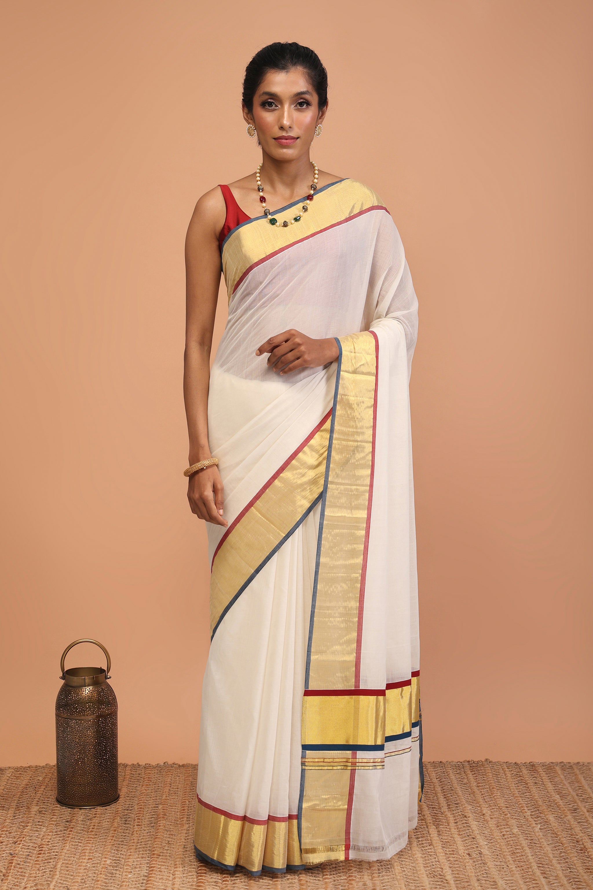 Aaradhya Tricolor Grace Kasavu