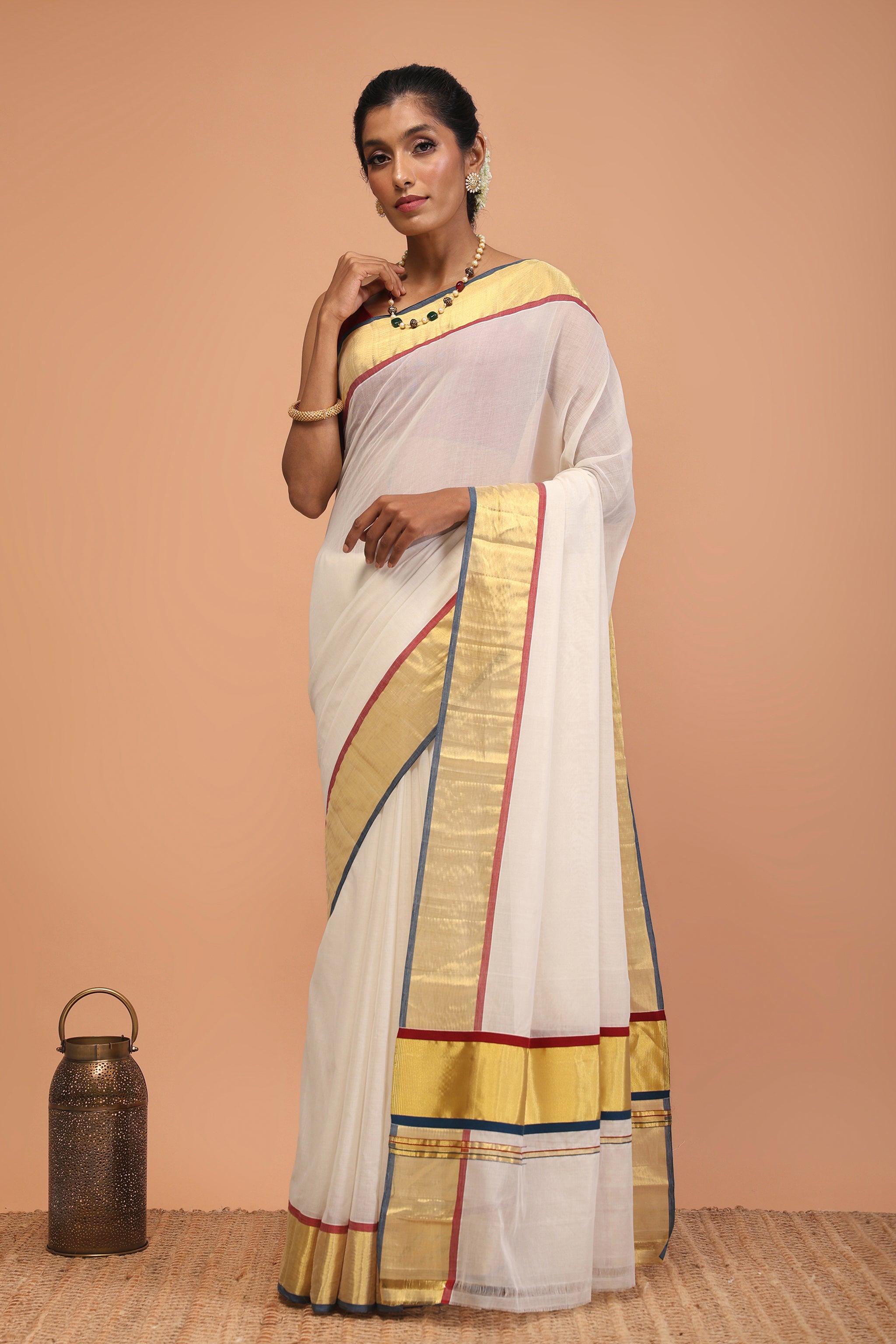 Aaradhya Tricolor Grace Kasavu