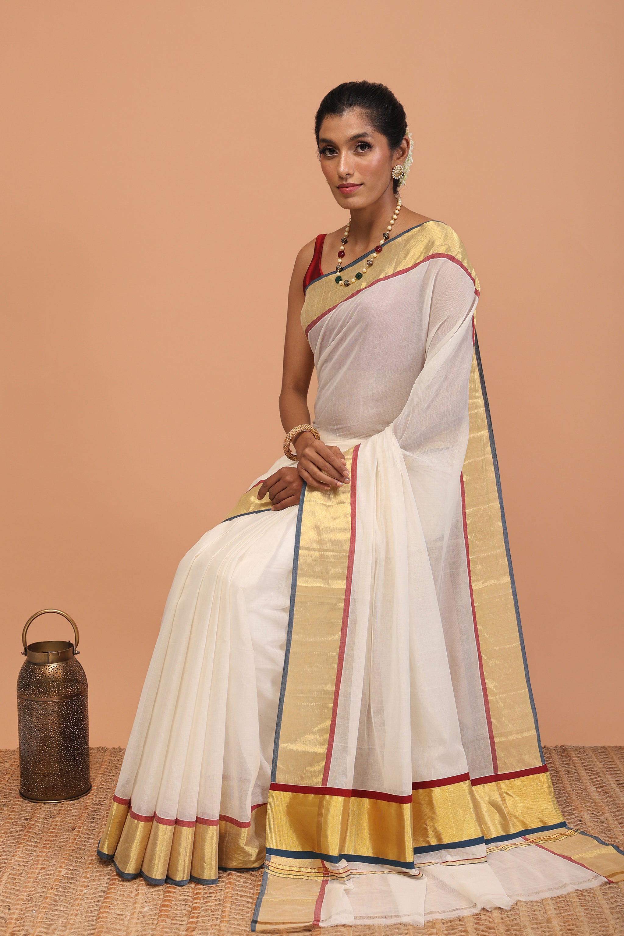 Aaradhya Tricolor Grace Kasavu