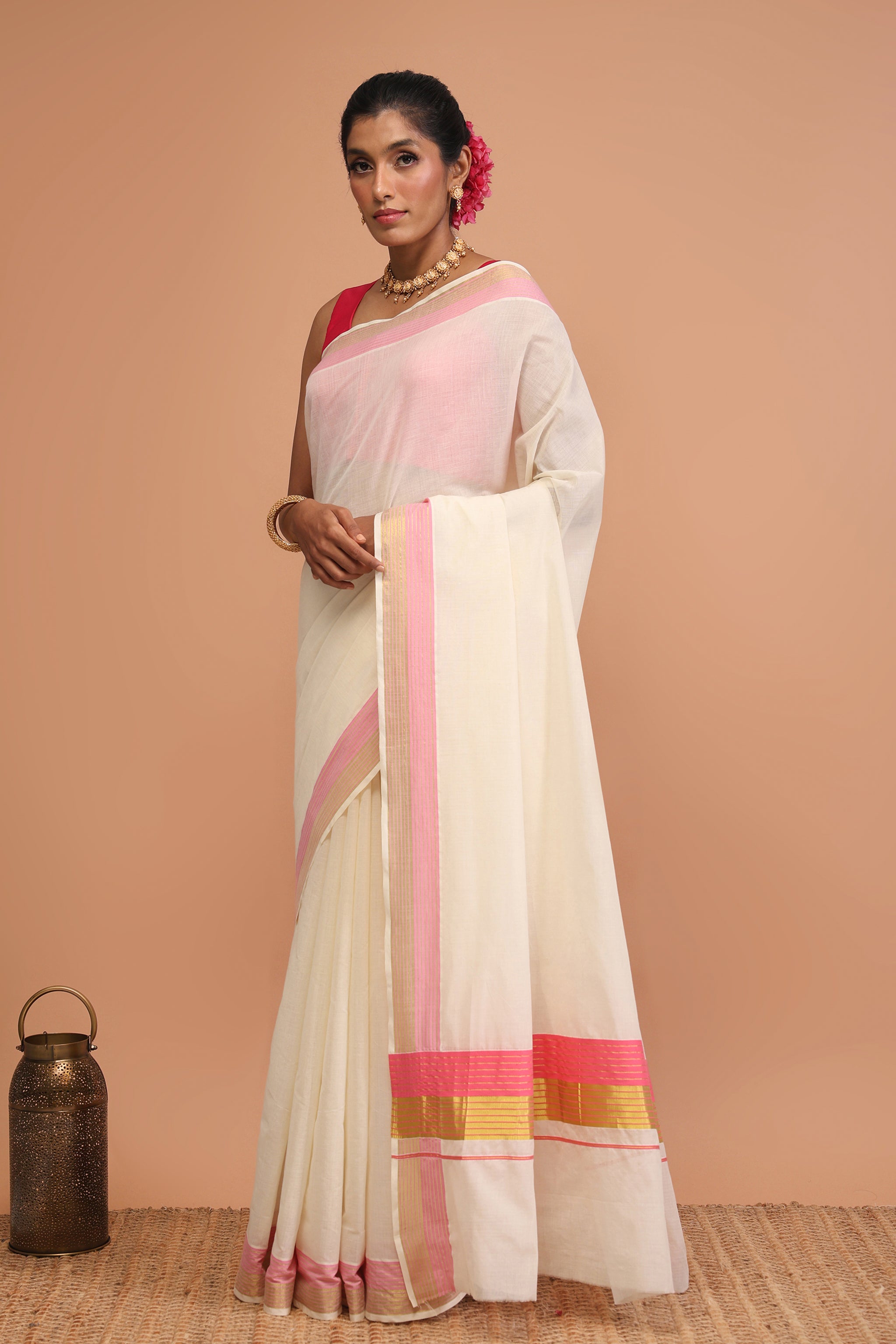 Kumudini Rosé Royale Kasavu