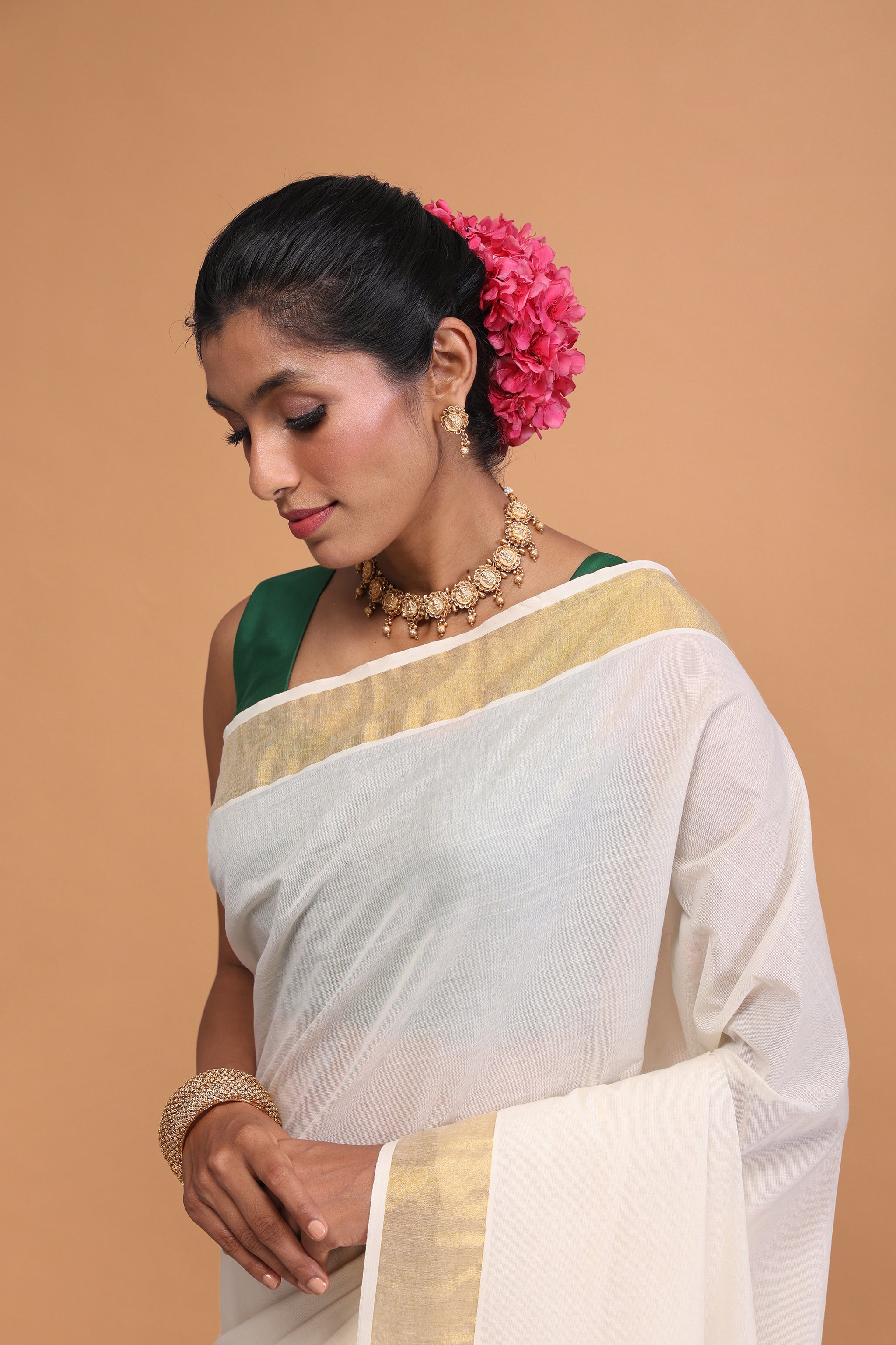 Vaishnavi  Kasavu – 3 Inch