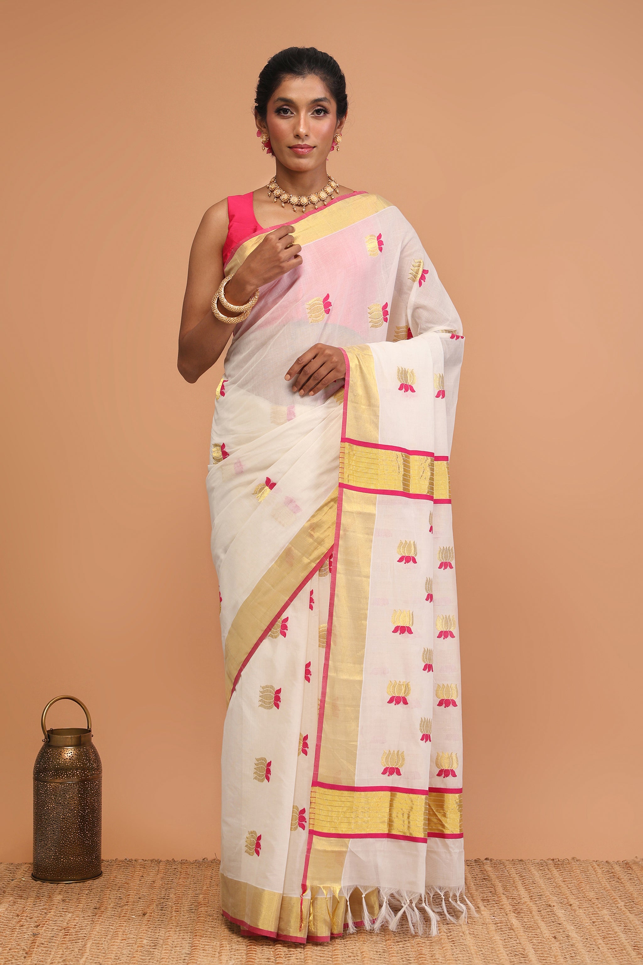 Apsara Sacred Lotus Kasavu