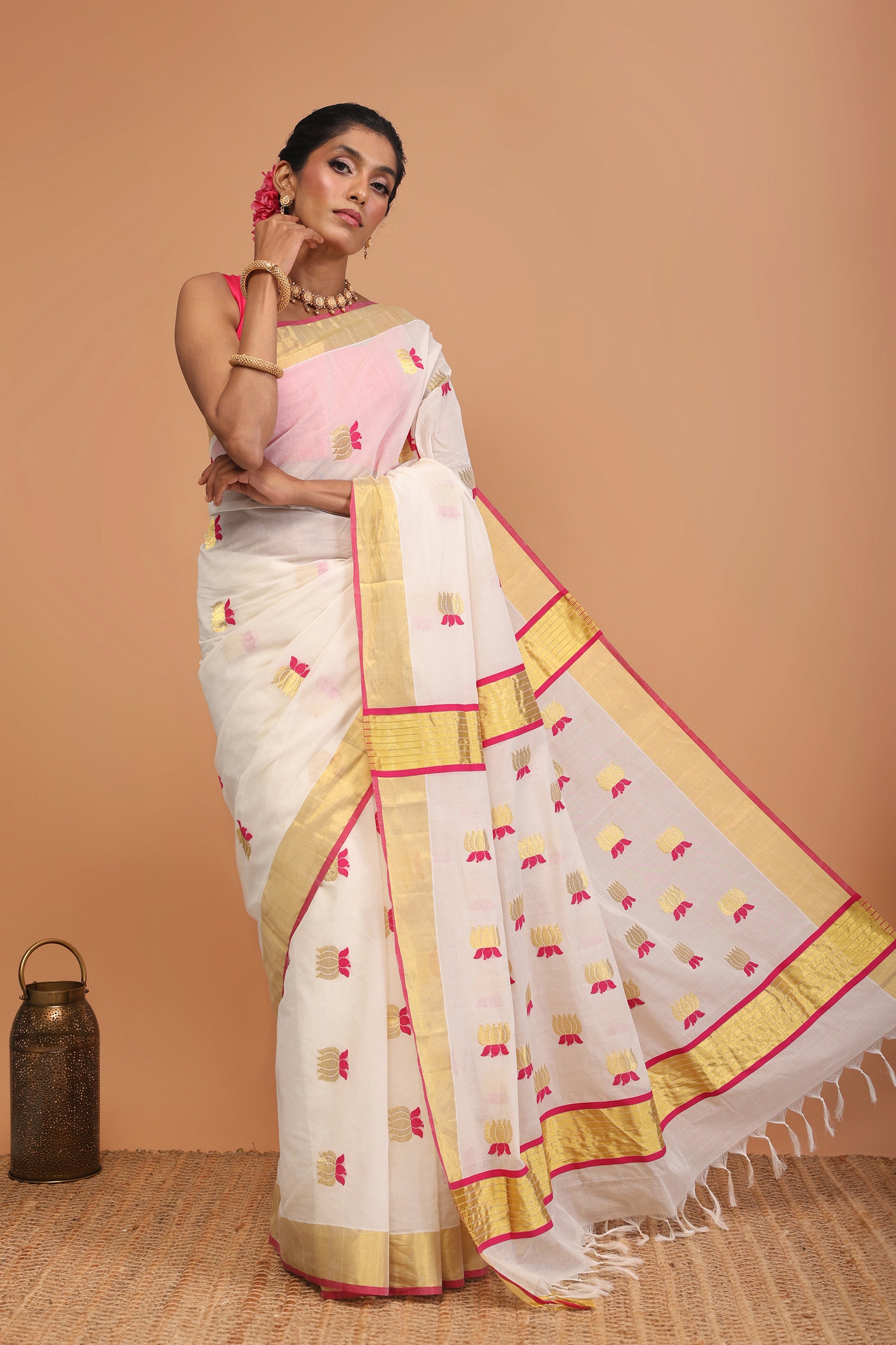 Apsara Sacred Lotus Kasavu