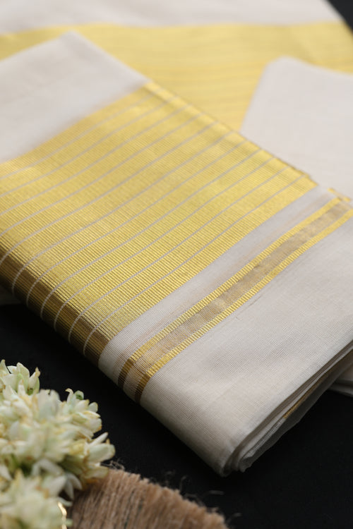 Hamsini Eternal Grace Double set Mundu