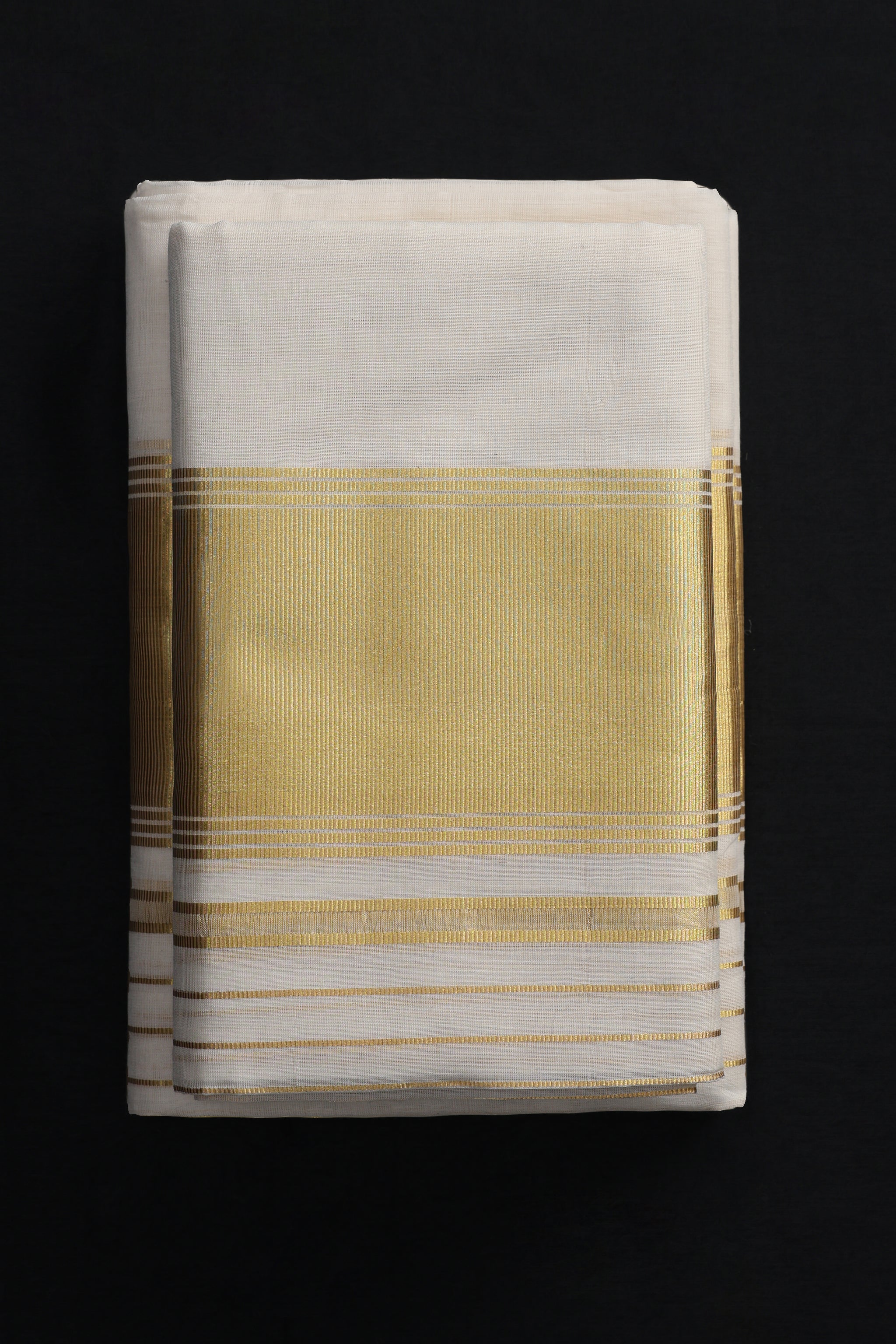 Kalyani Heritage Lines Double set Mundu
