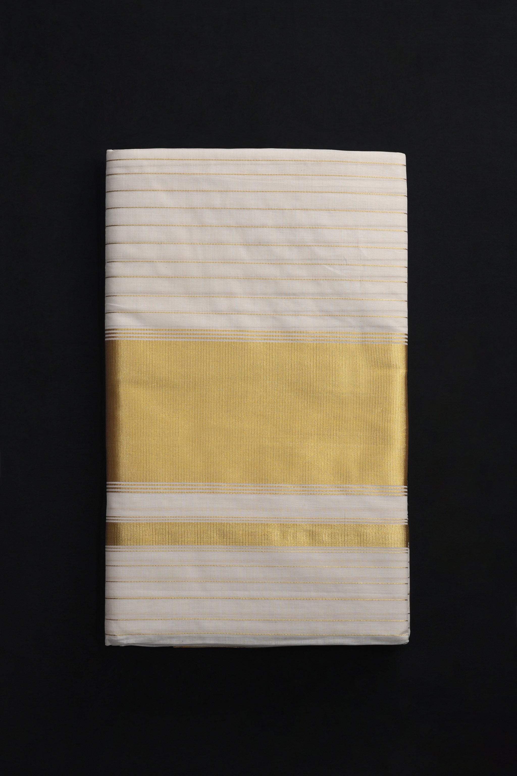 Padmavati Stripe Elegance Kasavu