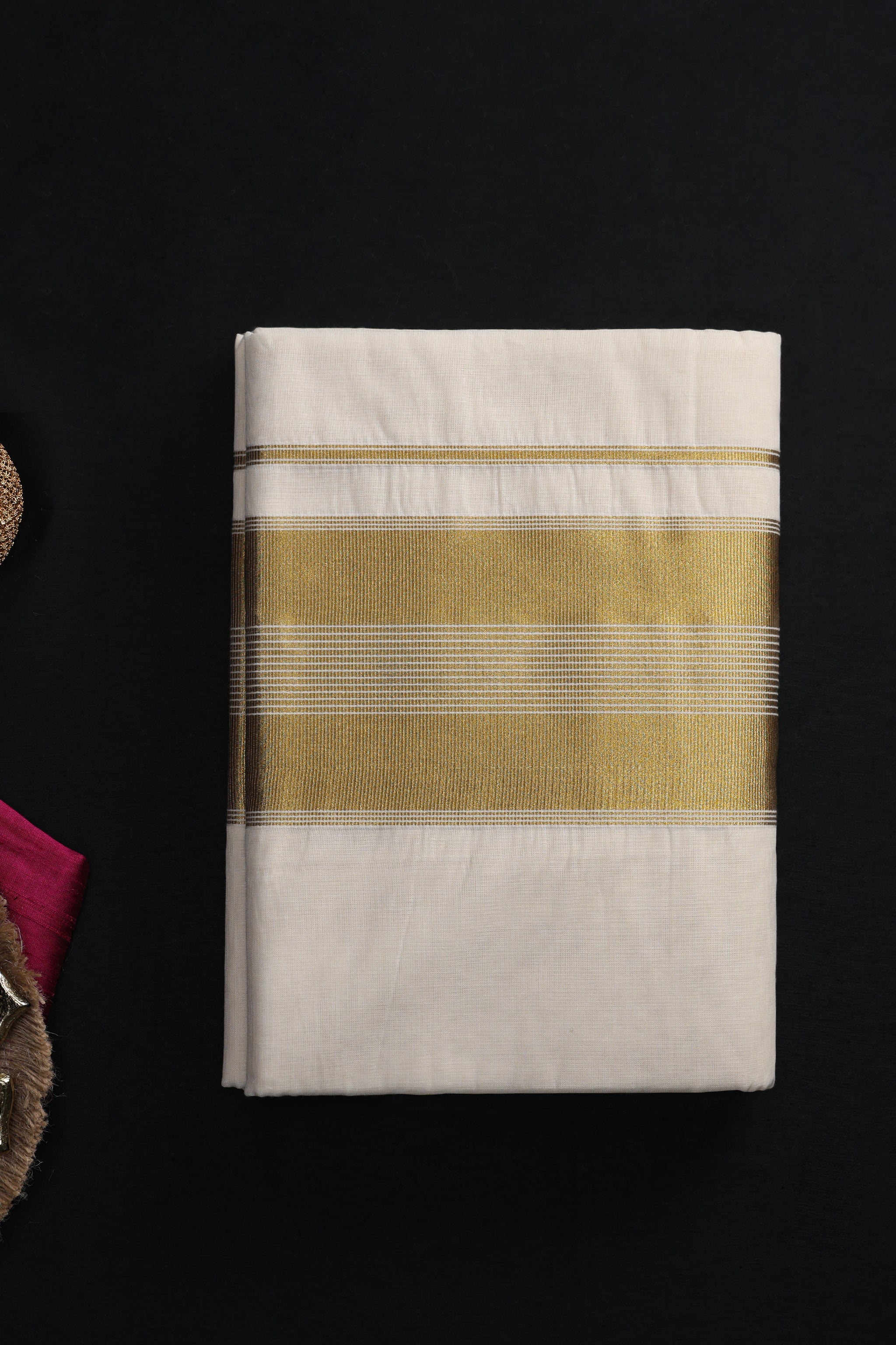 Pavitra Ivory Whisper Kasavu