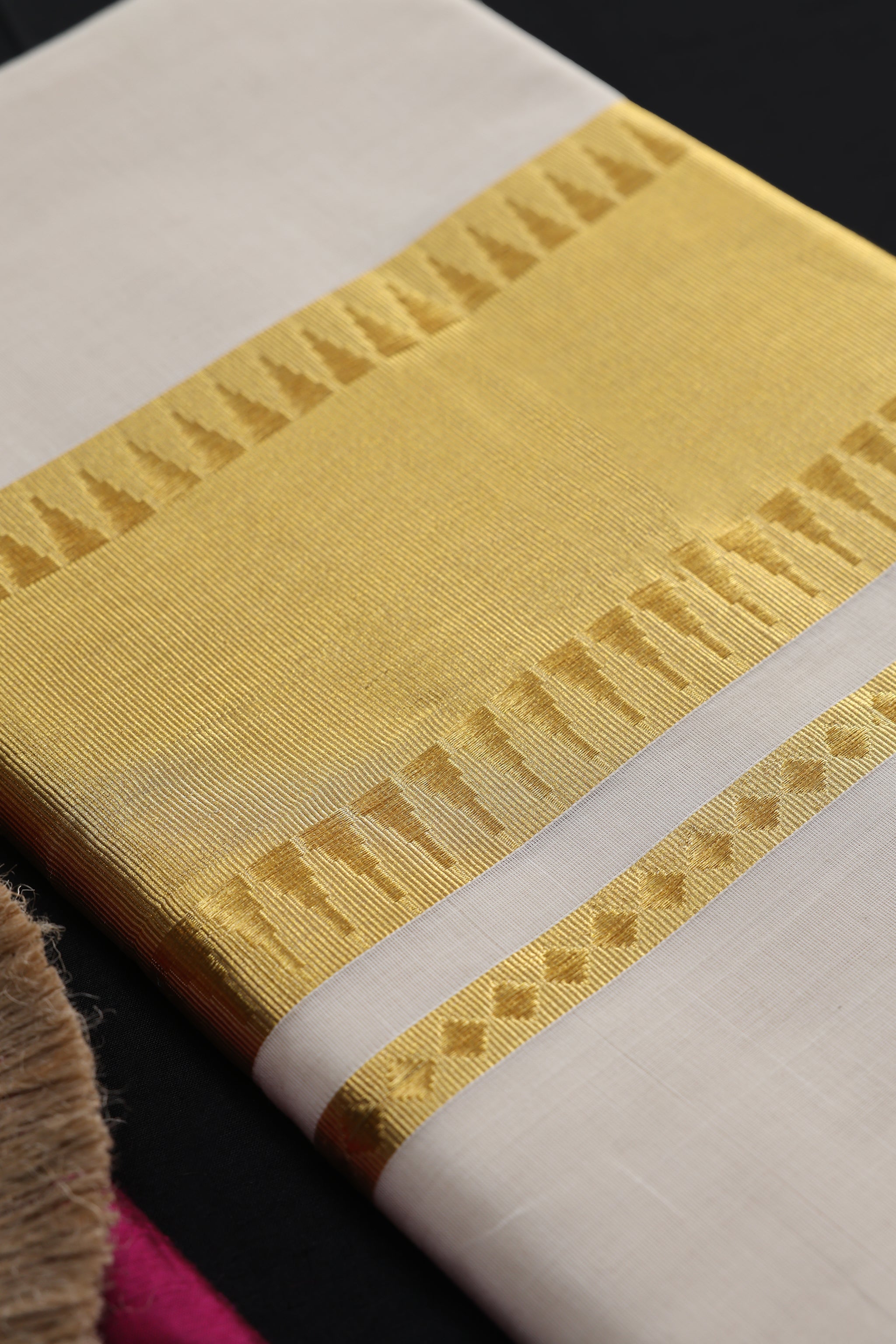 Tripura Sundari Temple Crown Bridal Kasavu